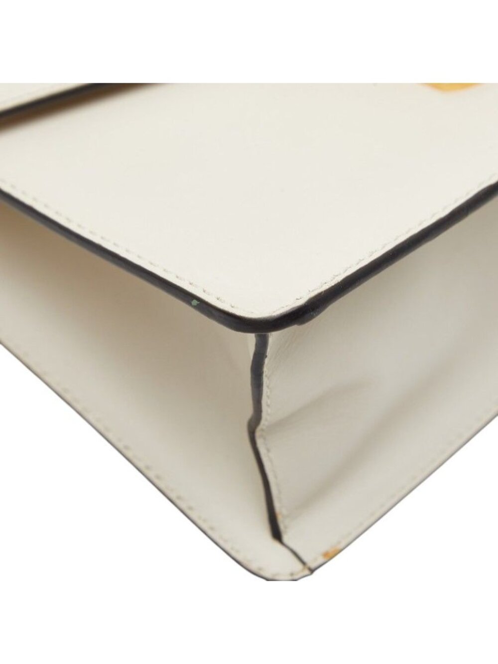 Gucci Sylvie Mini 2-Way Shoulder Bag White Leather 1 - Picture 5 of 10